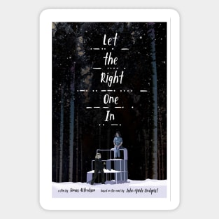 Let the Right One In alternative movie poster Magnet